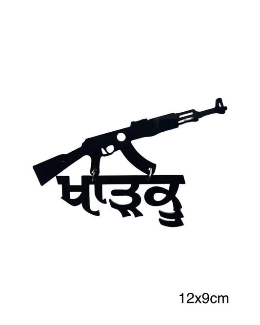 Khadku Car Hanging, Ak 47, Car Decor