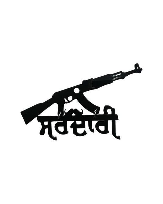 Sardari Car Hanging, Ak 47, Car decor,